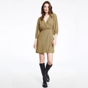 Valija Yellow and Blue Long Sleeve Dress: Eligible 3/$25